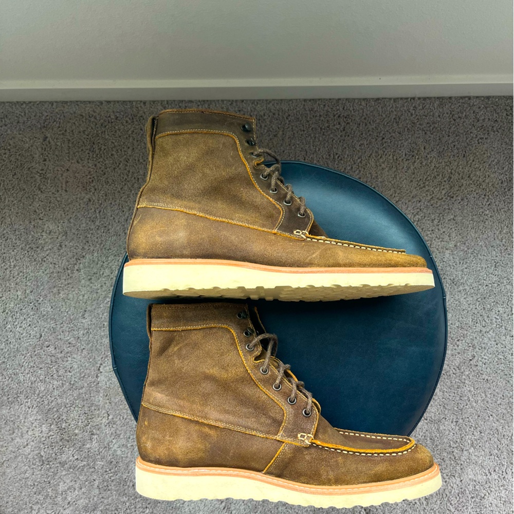 Nisolo All-Weather Mateo Boot Size 11 in Waxed Brown